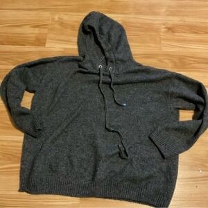 Vince Camuto Gray Hooded‎ Sweater